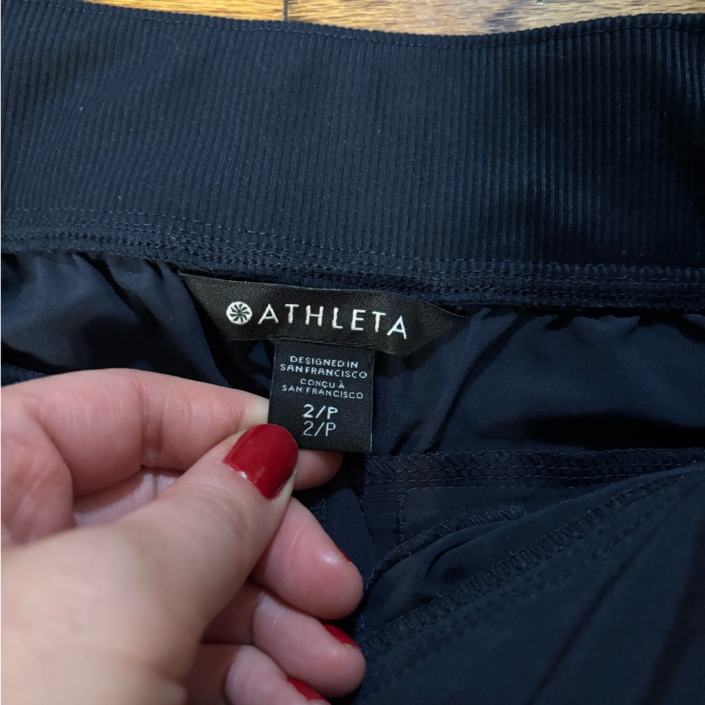 Athleta Brooklyn Mid Rise Ankle Pant In Navy Blue - Picture 4 of 5